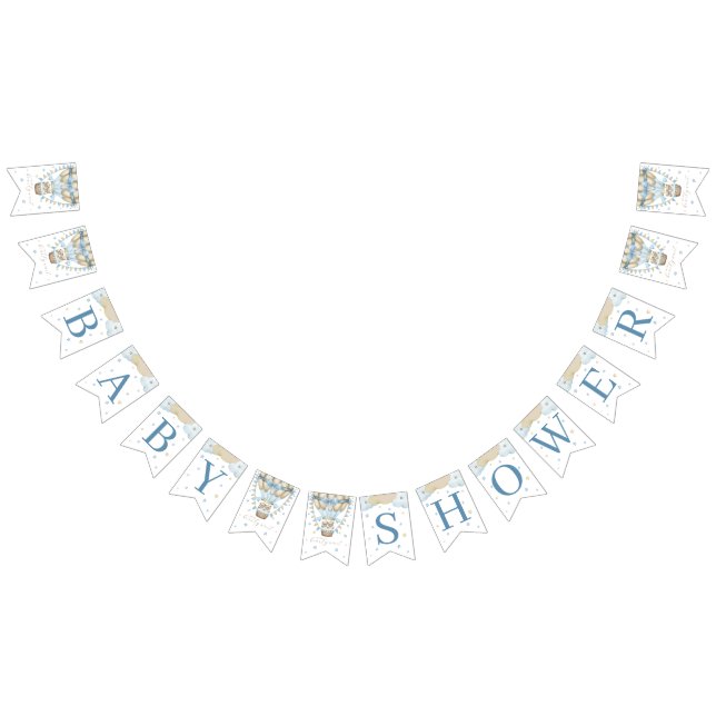 Bandeirinha Podemos Esperar O Chá de fraldas Gêmeo (Todos)