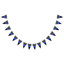 Polícia de linha azul fina