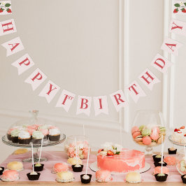 Bandeirinha Primeira Festa de aniversário de Berry da Rapariga