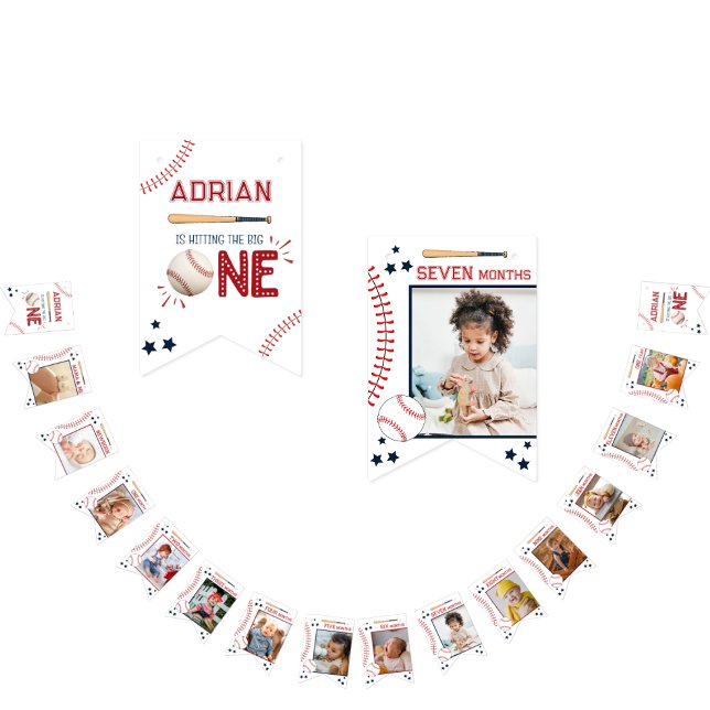 Bandeirinha Primeiro aniversario Bonito 12 Meses de Encaminham (Criador carregado)