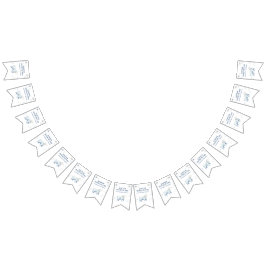 Bandeirinha Primeiro aniversario de Urso Polar de Winter Onede