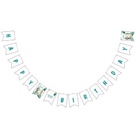 Bandeirinha Primeiro aniversario do Dinossauro com Coloração a