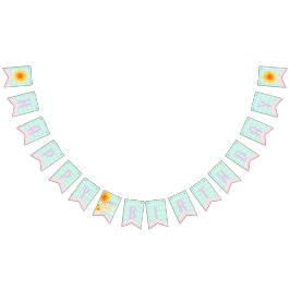 Bandeirinha Primeiro Aniversário do Girassol