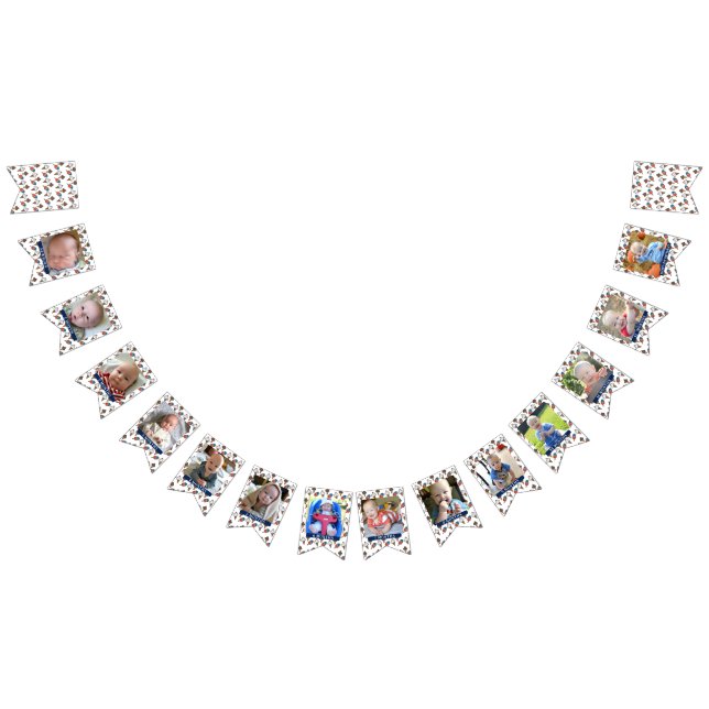 Bandeirinha Primeiro ano do bebê primeiro aniversario sorvete (Todos)