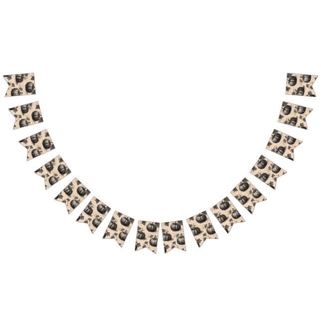 Bandeirinha Pumpkins Clássico do Halloween (Todos)