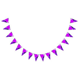 Bandeirinha Purple JanaiCreates Color Collection Party Banner