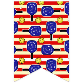 Bandeirinha Quarto de julho Bolas Amarelas Vermelhas Brancas A