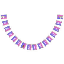 Rainbow Unicorn Banner de Aniversário | Feliz aniv