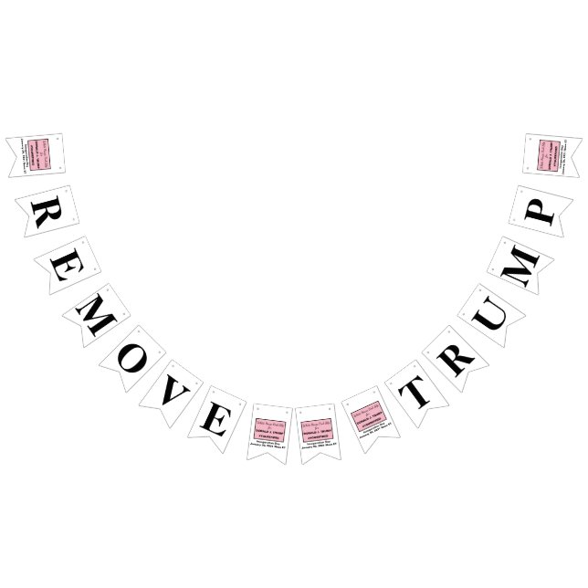 Bandeirinha Remova a patilha rosa da casa branca do trunfo (Todos)