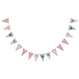 Bandeirinha Retro Cherry Bunting.