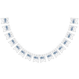 Bandeirinha Retro Disco Ball First Birthday Party