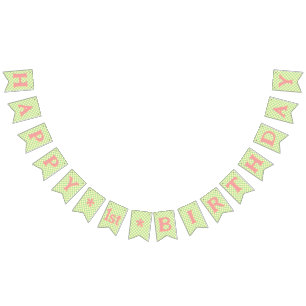 Bandeirinha Retro Moderno e Selvagem de primeiros aniversarios