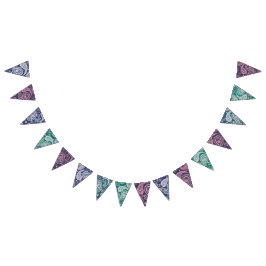 Bandeirinha Retro Space Galaxy Design