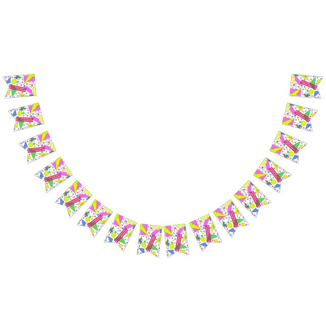 Bandeirinha Retro Vintage 80s and 90s Style (Todos)