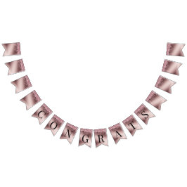 Bandeirinha Rosa Dourada Glitter Drives Surpresa