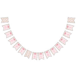 Bandeirinha Rosa Romântico e Arcos cor-de-rosa