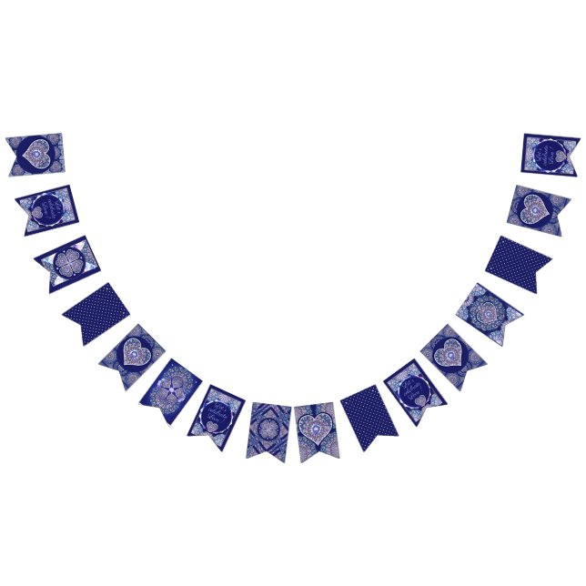 Bandeirinha Rosace Azul (Todos)