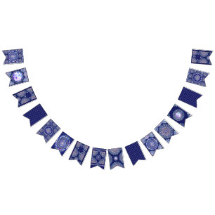 Bandeirinha Rosace Azul