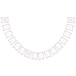 Bandeirinha Rosquinha Doce Primeiro Aniversário do Ano