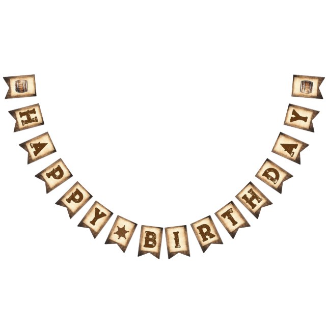 Bandeirinha Saddle Country Western Cowboy (Todos)