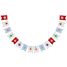 Bandeirinha Sapo Feliz Personalizado No Primavera DECOR