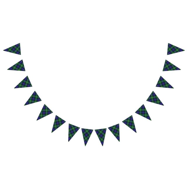 Bandeirinha Scottish Clan Forbes Tartan (Todos)