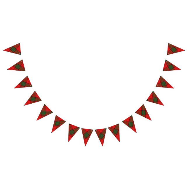 Bandeirinha Scottish Clan Maxwell Tartan (Todos)