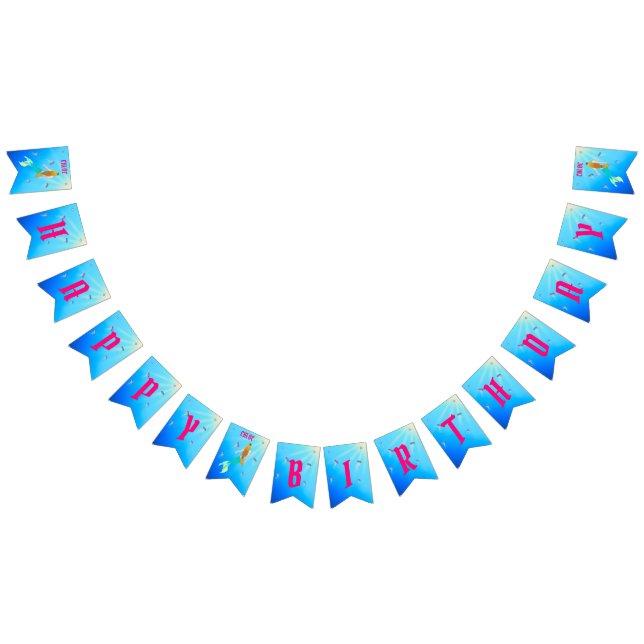 Bandeirinha Sereia Mágica com Couro Ouro Cozinhado  (Todos)