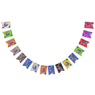 Bandeirinha Setembro, 24 Banner de Bunting Aniversário
