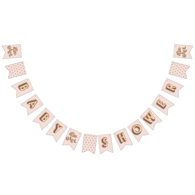 Bandeirinha SEU uma menina! Aumentou/estamenha cor-de-rosa do (Todos)