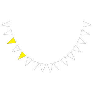 Bandeirinha simples e mínimo personalizado de cor sólida    