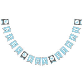 Bandeirinha Sinalizador de Bunting do chá de fraldas/Banner pa