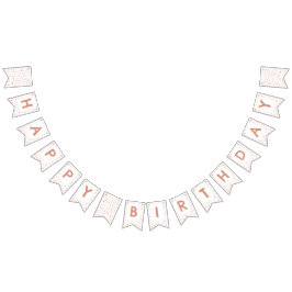 Bandeirinha Sinalizador de Bunting Pontos de Aquarela de Confe