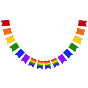 Bandeirinha Sinalizador de Orgulho gay de queda