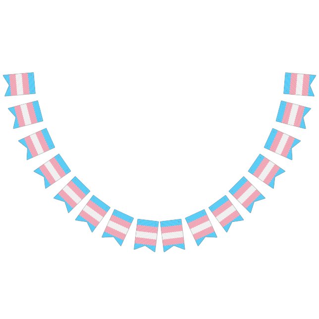 Bandeirinha Sinalizador do Abstrato Transgender Pride Stripe F (Todos)