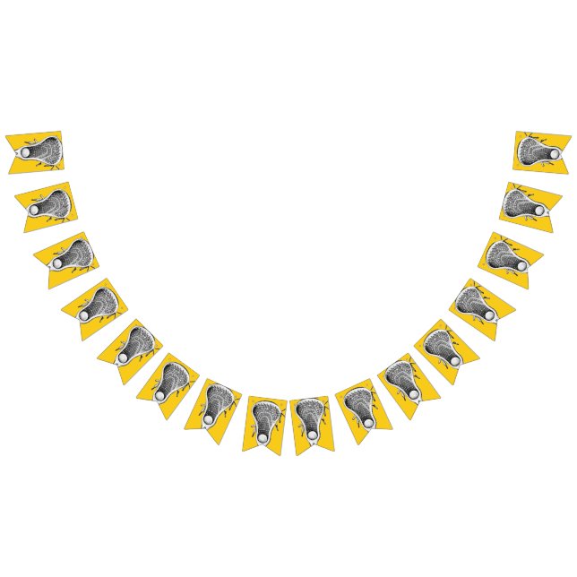 Bandeirinha Sinalizadores de Bunting Amarelo para Esportes Lac (Todos)