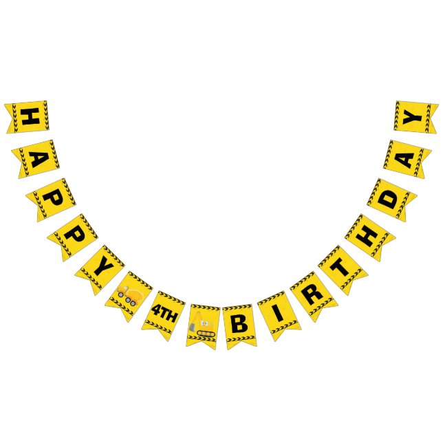 Bandeirinha Sinalizadores de Bunting de Aniversário de criança (Todos)