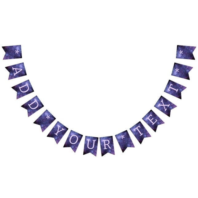 Bandeirinha Sinalizadores de Bunting do Tema Espacial (Todos)