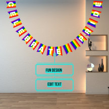 Sinalizadores de Bunting Vertical do Orgulho LGBTQ