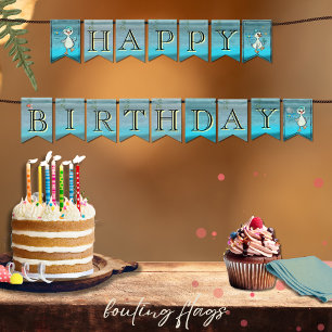 Bandeirinha Sinalizadores de Festa de aniversário do ganso do 