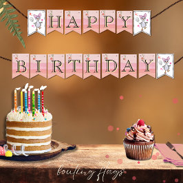 Bandeirinha Sinalizadores de Festa de aniversário do ganso do