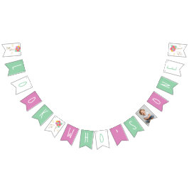 Bandeirinha Snoopy e Balões Primeiro Aniversário