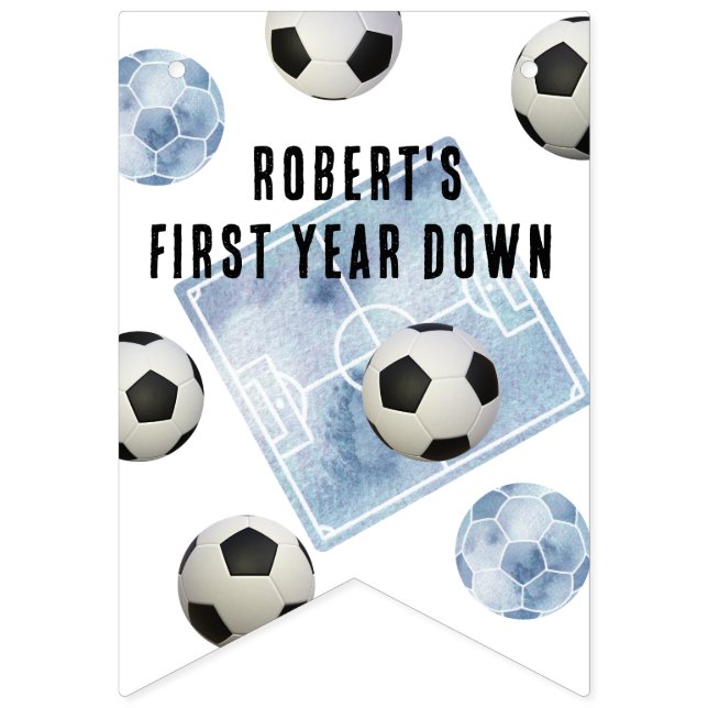 Bandeirinha Soccer kids first birthday party  (Primeira Bandeira)