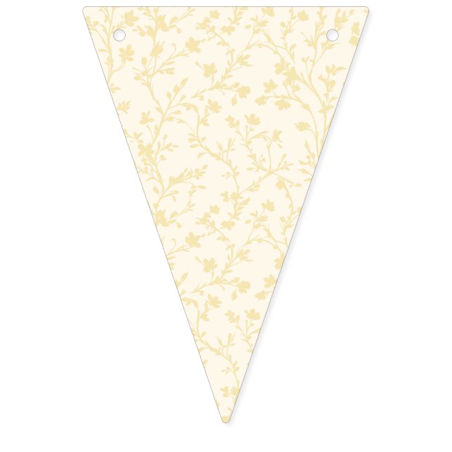 Bandeirinha Soft Meadow Buttercream - Neutral (Primeira Bandeira)