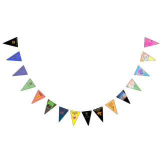 Bandeirinha Solteiro pronto para se misturar, Solteiro e forte