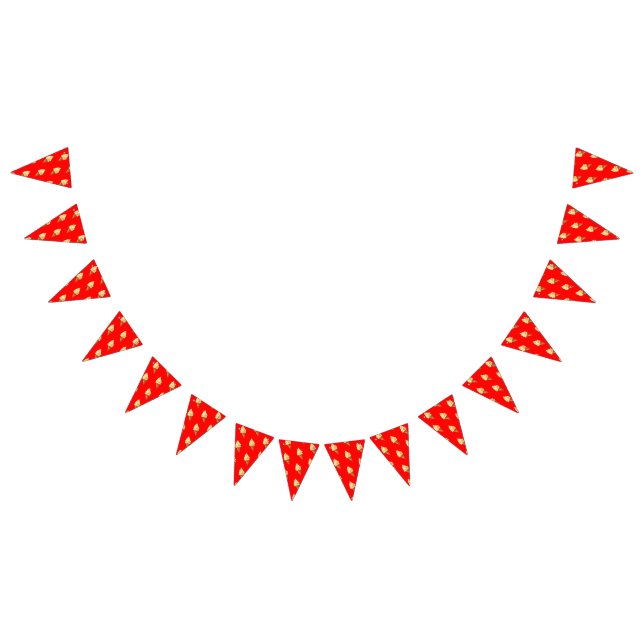 Bandeirinha Sorvete Vermelho vibrante (Todos)
