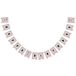 Bandeirinha Spooky Ghoul Halloween First Birthday 