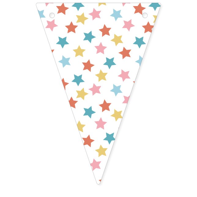 Bandeirinha Star Confetti (Retro) (Primeira Bandeira)
