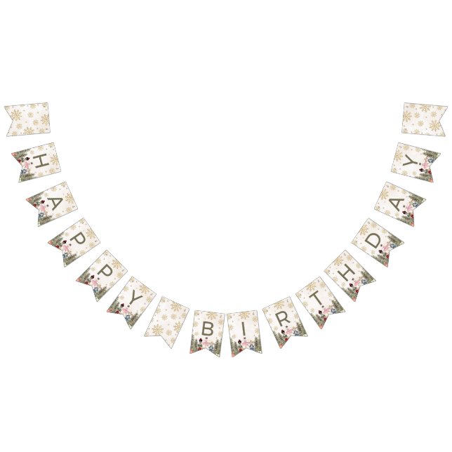 Bandeirinha Sugar Plum Nutcracker Birthday Banner (Todos)
