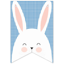 Bandeirinha Super Kawaii Cute Easter Bunny.